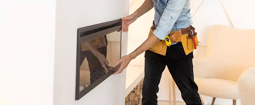Metal Fireplace Installation in University Park, Florida