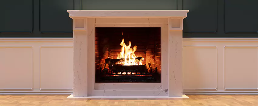 Open Flame Wood-Burning Fireplace Installation Services in University Park, Florida