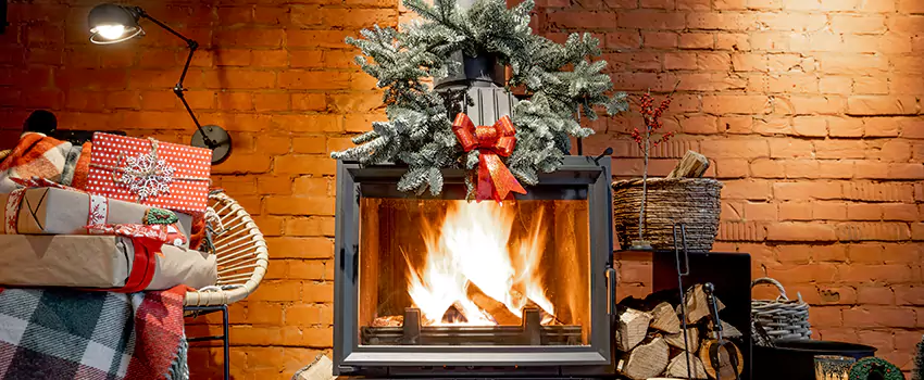 Travis Industries Linear Gas Fireplace Installation in University Park, Florida