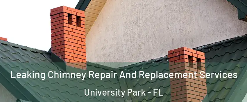  Leaking Chimney Repair And Replacement Services University Park - FL